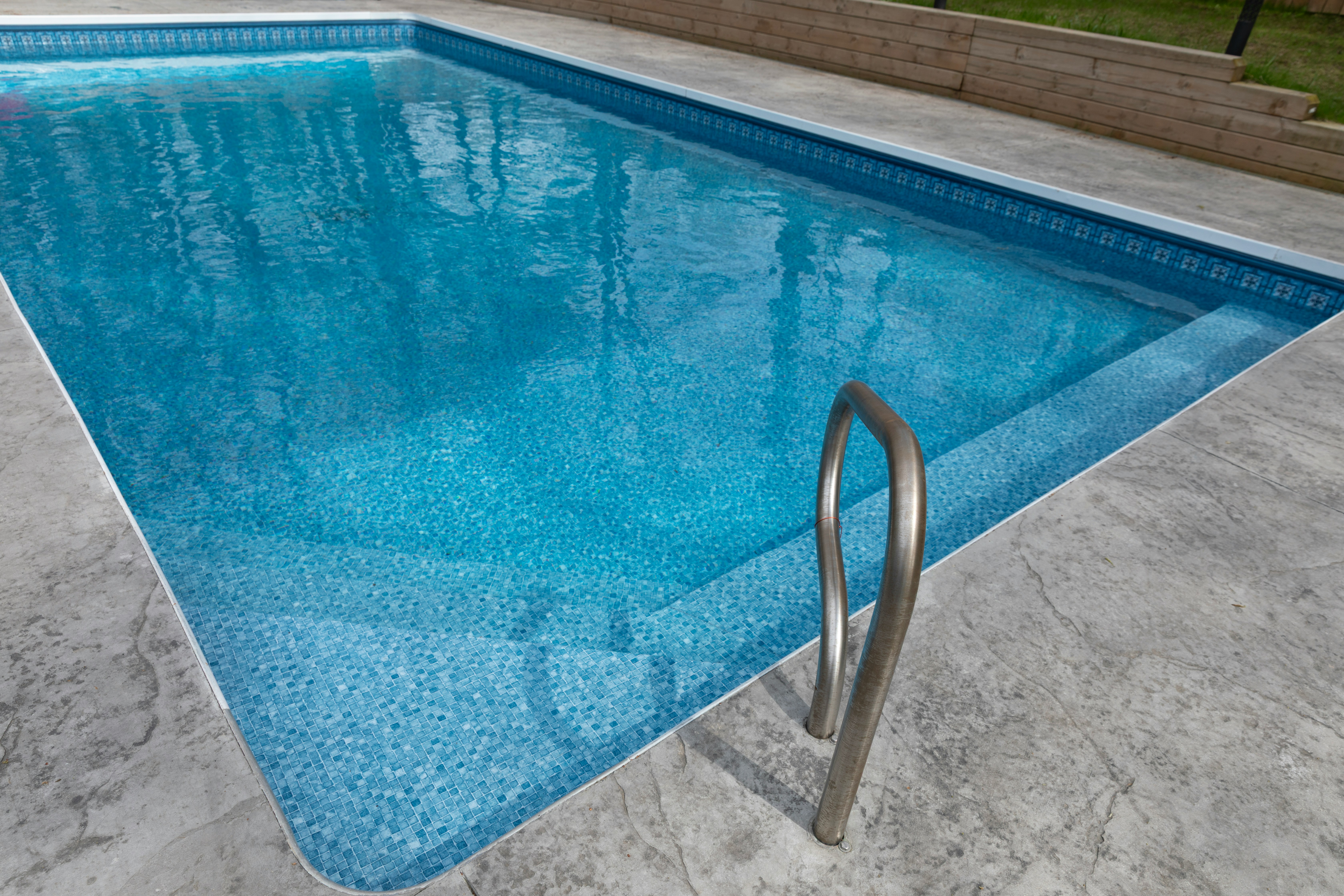 Pool Deck concrete installation in Rochester